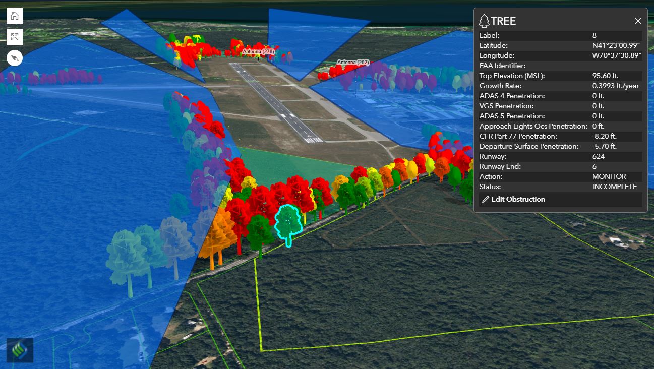 Interact with Obstructions and Flight Surfaces