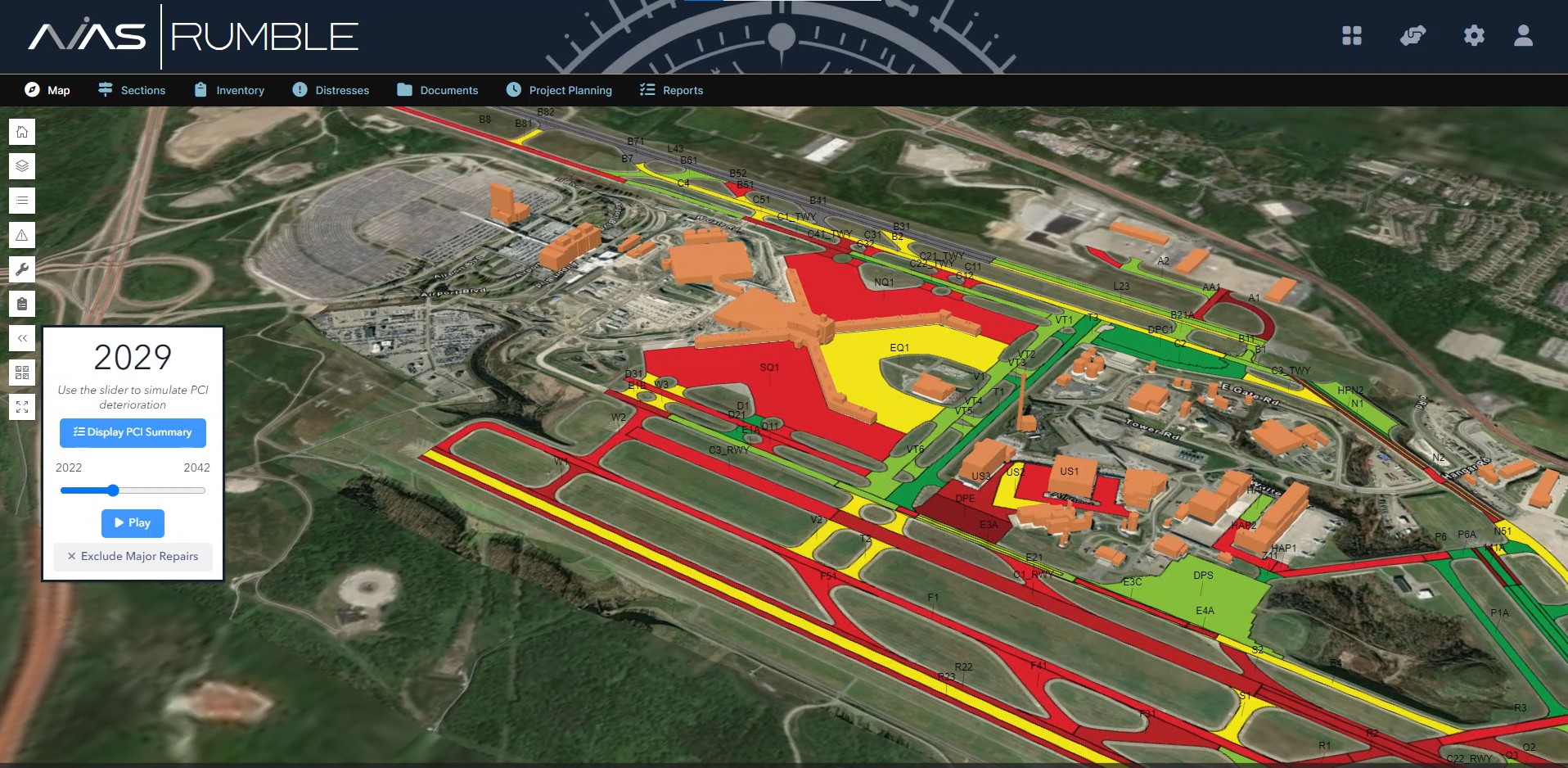 Simulate Pavement Deterioration Over Time